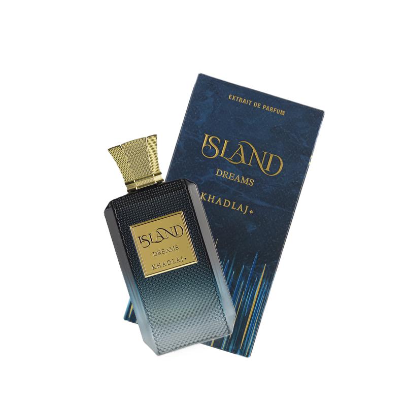 Khadlaj Island Dreams for Unisex Extrait de Parfum Spray, 3.4 Ounce/100ML