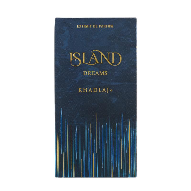 Khadlaj Island Dreams for Unisex Extrait de Parfum Spray, 3.4 Ounce/100ML