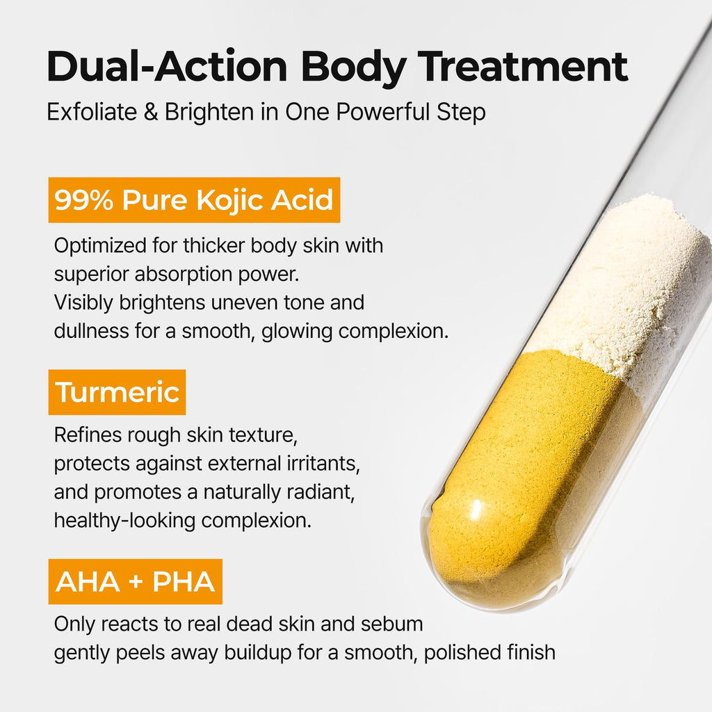 Peel Shot Keratin Care Kojic Acid Turmeric Spray 200ml Pore Clearing Exfoliating Formula Skin Repair Scrub