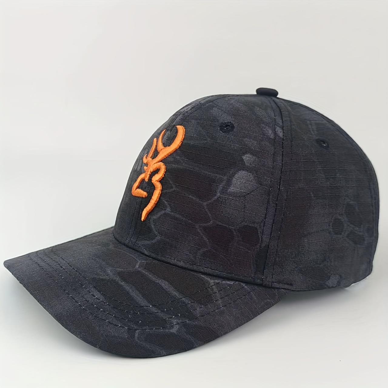 [Bequeme Passform-Kappe] Batik-Camouflage-Baseballkappe - Atmungsaktives,3D-gesticktes Blatt & Vogel, Verstellbarer Snapback, für Männer & Frauen, Strand, LKW-Fahren, Casual, Fantasy-Thema
