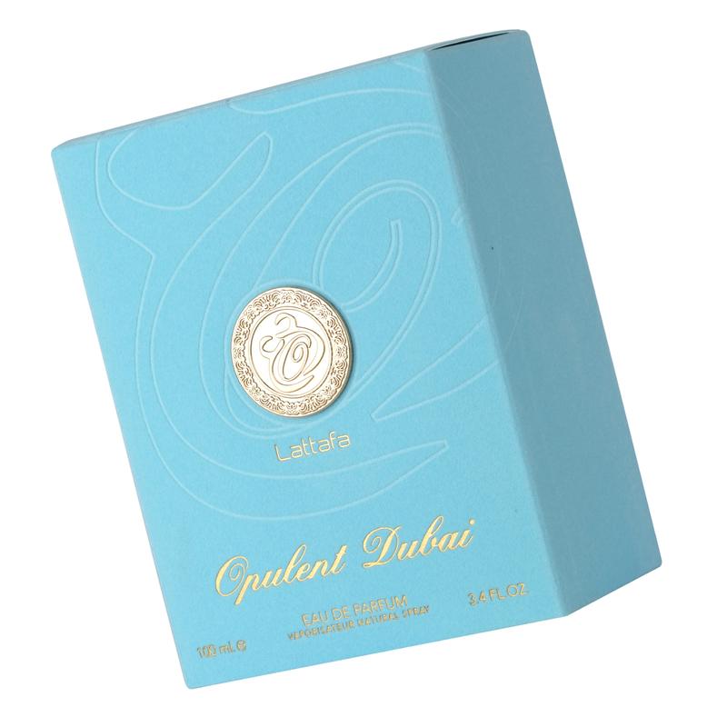 Lattafa Opulent Dubai for Unisex Eau de Parfum Spray, 3.4 Ounce/100ML