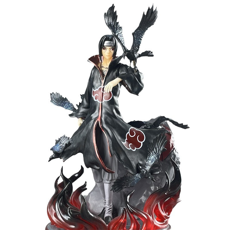 Naruto Uzumaki Hall of Owls Itachi Akatsuki High-Quality Edition GK Uzumaki Statue Anime Model Desktop Decoration Item