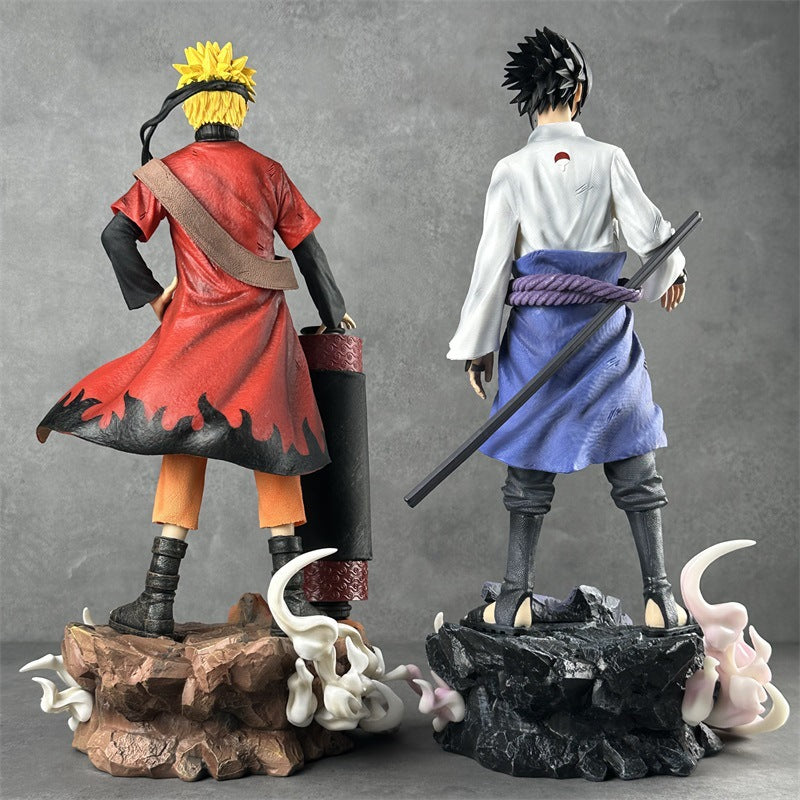 Naruto GK Uchiha's Crow Curse Mark, Miyamoto Shodai, 42cm base model, anime figurine, decorative item