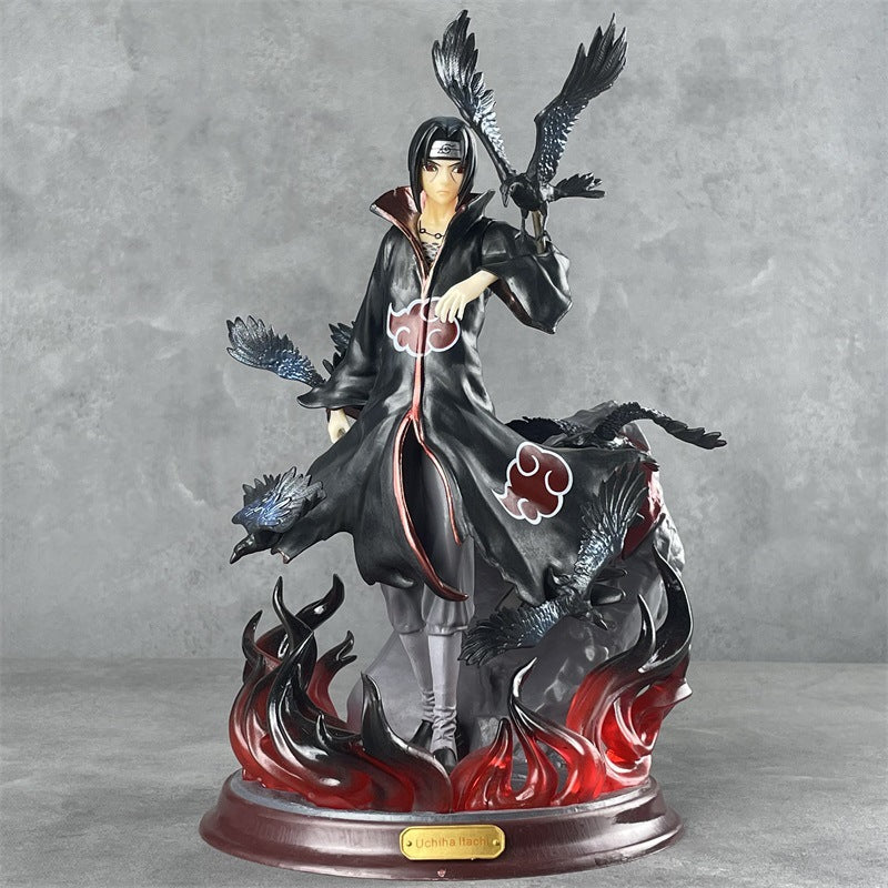 Naruto Uzumaki Hall of Owls Itachi Akatsuki High-Quality Edition GK Uzumaki Statue Anime Model Desktop Decoration Item