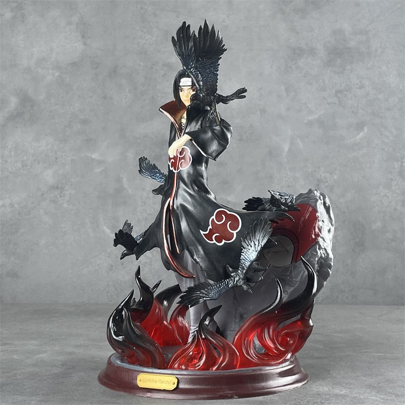 Naruto Uzumaki Hall of Owls Itachi Akatsuki High-Quality Edition GK Uzumaki Statue Anime Model Desktop Decoration Item