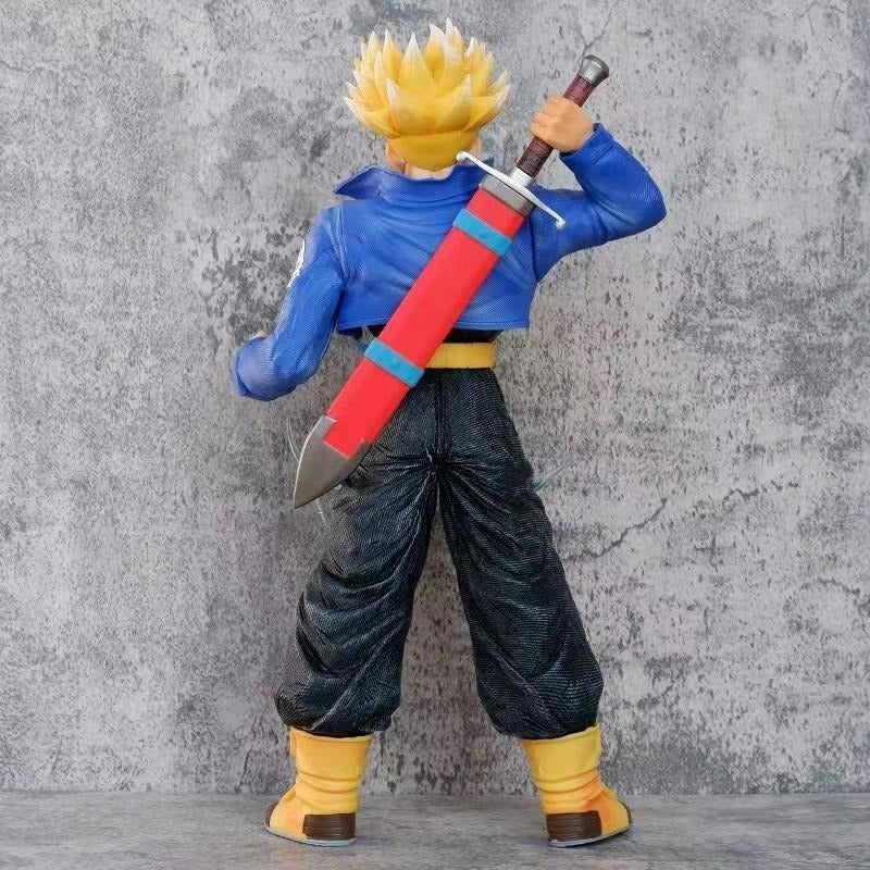 Dragon Ball GK Trading Card Set - Trunks Preliminary Competition - Human Model with Yellow Hair and Two Heads - Handmade Figurine