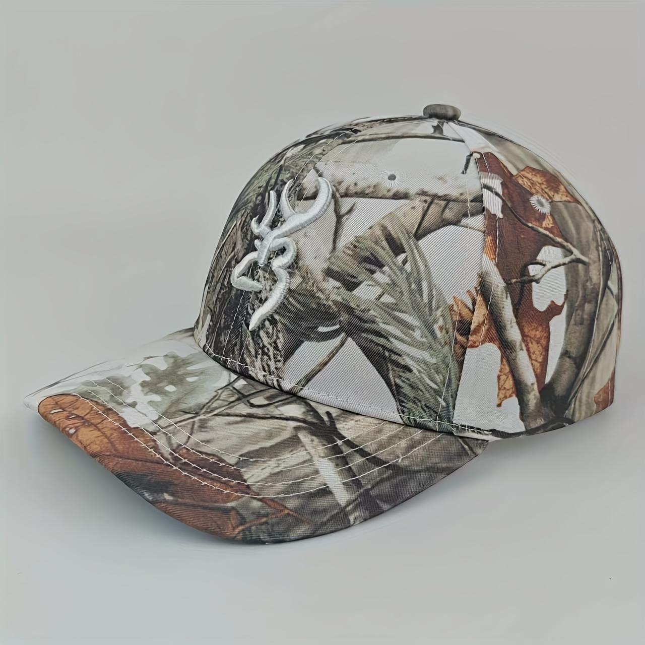 [Bequeme Passform-Kappe] Batik-Camouflage-Baseballkappe - Atmungsaktives,3D-gesticktes Blatt & Vogel, Verstellbarer Snapback, für Männer & Frauen, Strand, LKW-Fahren, Casual, Fantasy-Thema
