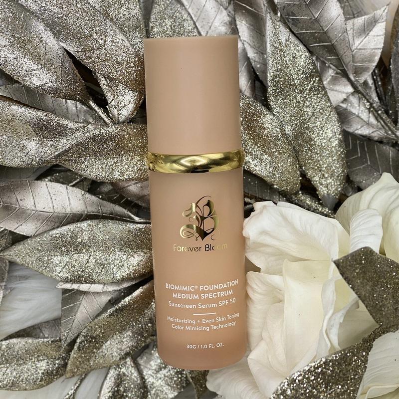 Biomimic Foundation 4 in 1 - Light Spectrum, Liquid Foundation for Flawless, Natural Looking Finish Makeup Clear Lightweight