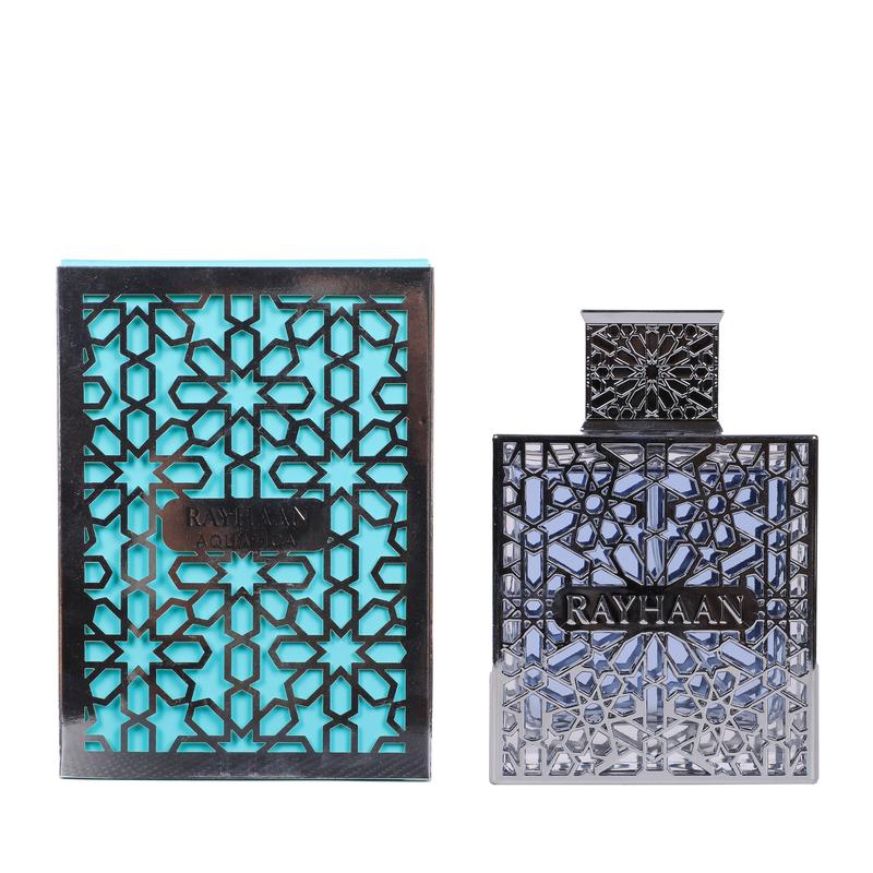 Rayhaan Aquatica for Men Eau de Parfum Spray, 3.4 Ounce/100ml