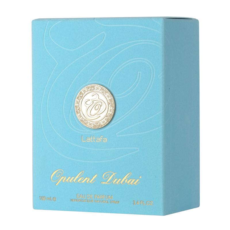 Lattafa Opulent Dubai for Unisex Eau de Parfum Spray, 3.4 Ounce/100ML