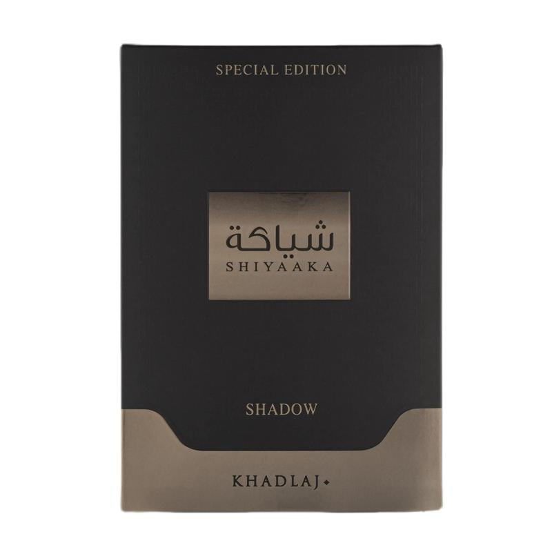 Khadlaj Shiyaaka Shadow for Unisex Eau de Parfum Spray, 3.4 Ounce/100ML